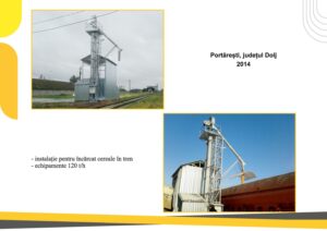 Instalatie pentru incarcat cereale in trec - Portaresti - Dolj