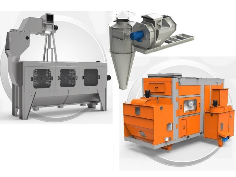 Precuratitoare si selectoare pentru cereale, tratare seminte