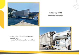 Uscator pentru cereale mobil MUF 110 - arzator gaz - Iasi - uscatoare cereale